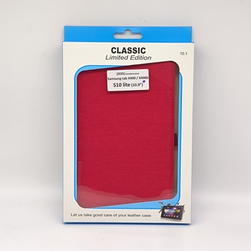 Etui Tablette en tissu pour Samsung tab S10 lite (X400-X406b) rouge