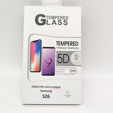 Film Verre Trempé Complet pour Samsung S26 contour noir